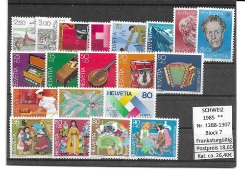 Briefmarken-Europa-Schweiz
