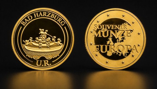 Souvenir medaille europa bad - medaille,