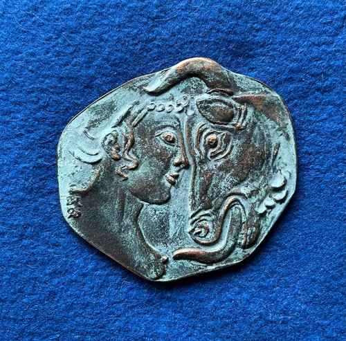 Einseitige kunstmedaille j - einseitige,