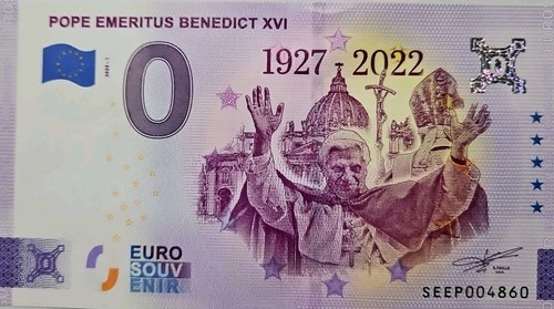 Euro schein pope emeritus - schein,
