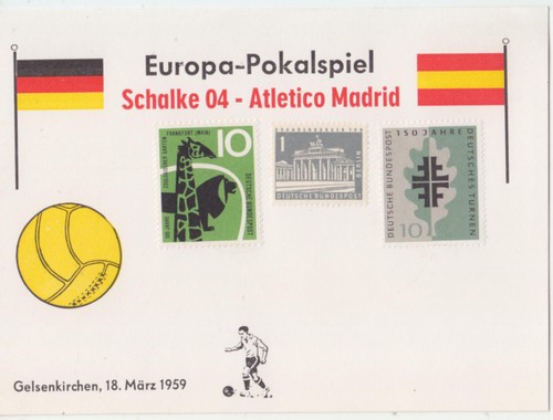 Gedenkkarte europapokal - gedenkkarte,