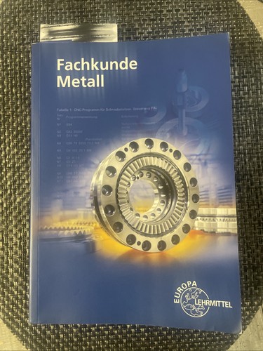 Fachkunde metall auflage - fachkunde,