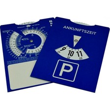 5x Europa Parkscheibe Parkuhr