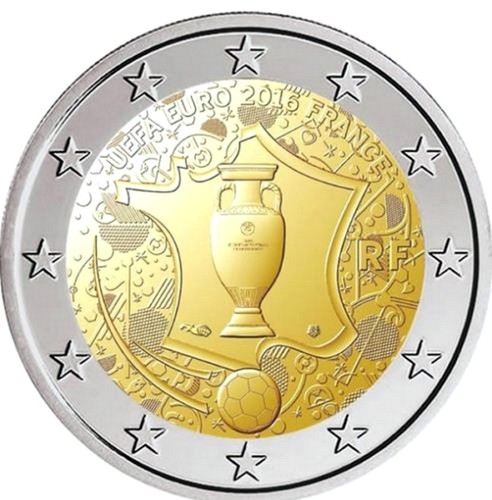 Euro 2016 gedenkmünze - euro,