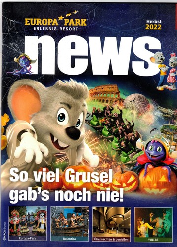 Europapark news info magazin - europapark, info-magazin
