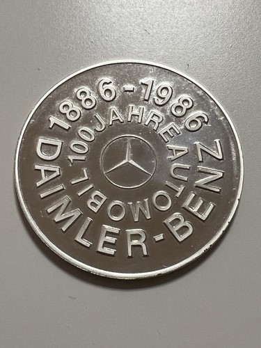 Mercedes benz medaille 1986 - medaille,