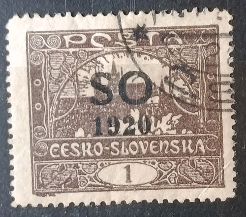 Alte briefmarke ceskoslovensko - alte,