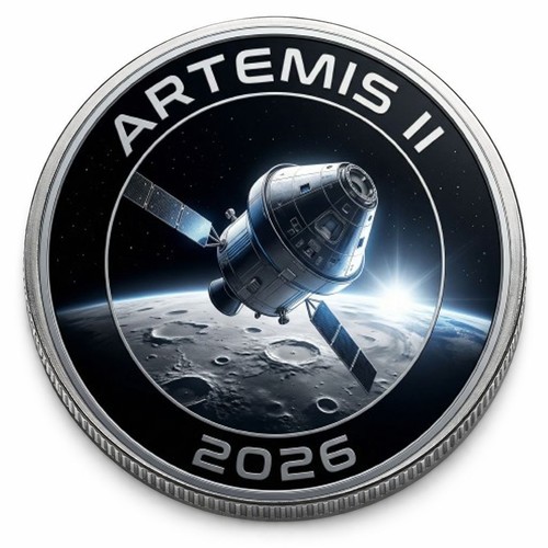Euro farbmünze artemis - artemis, ii