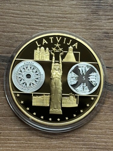 Medaille lettland 2014 - lettland,