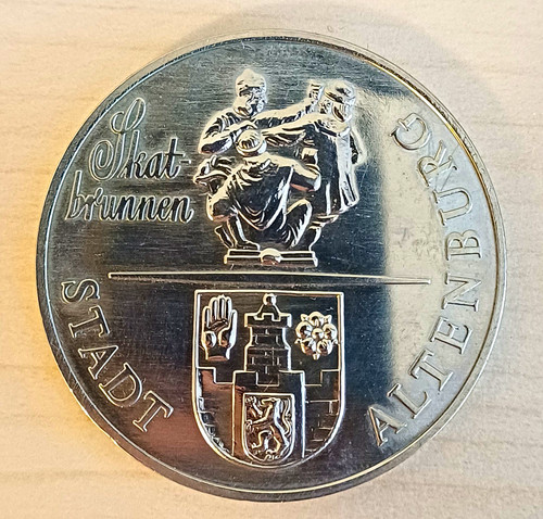 Gedenkmedaille stadt altenburg - gedenkmedaille,