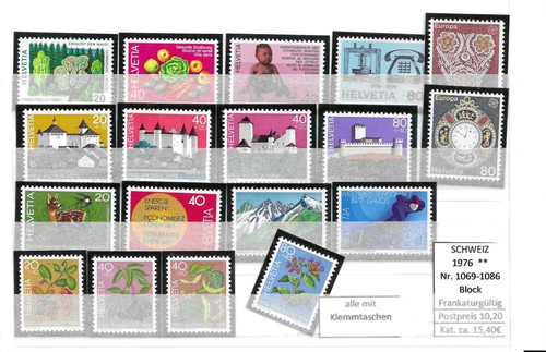 Briefmarken-Europa-Schweiz