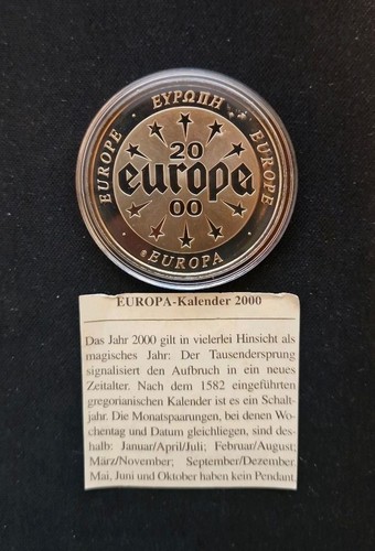 Europa kalendar 2000 die - kalendar,
