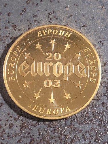 Europa medaille vergoldet - europa-medaille,,