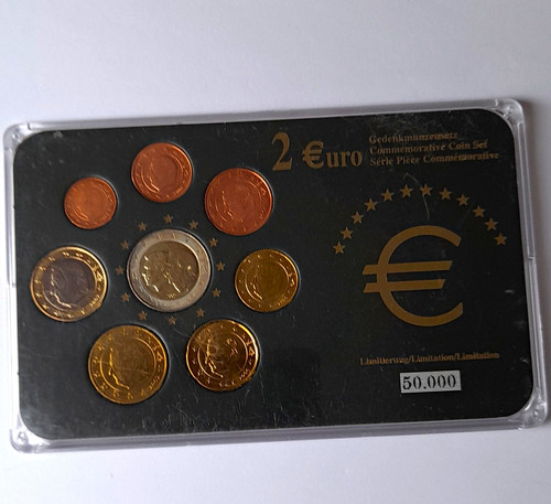 Euro gedenkmünzensatz coin - 2,