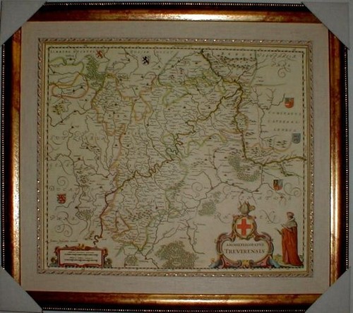 Historische landkarte trier - landkarte,