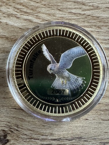 Medaille token turmfalke - medaille/token, „turmfalke“